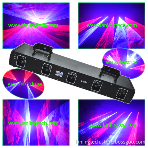 5 Head Laser Stage Lighting Projector